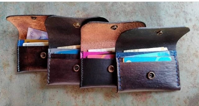 COVID Leather wallet